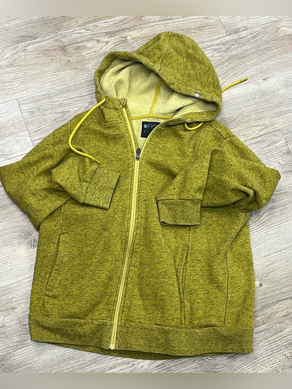 FIGS Full-Zip Hoodie Women's Size XL Layering Fleece Lined WXXOW1004